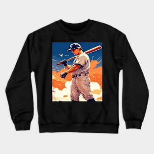 Baseball Americana, Sports Crewneck Sweatshirt